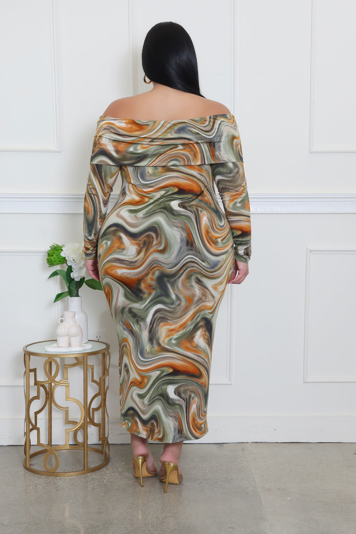Sleeveless Plus Size Dress