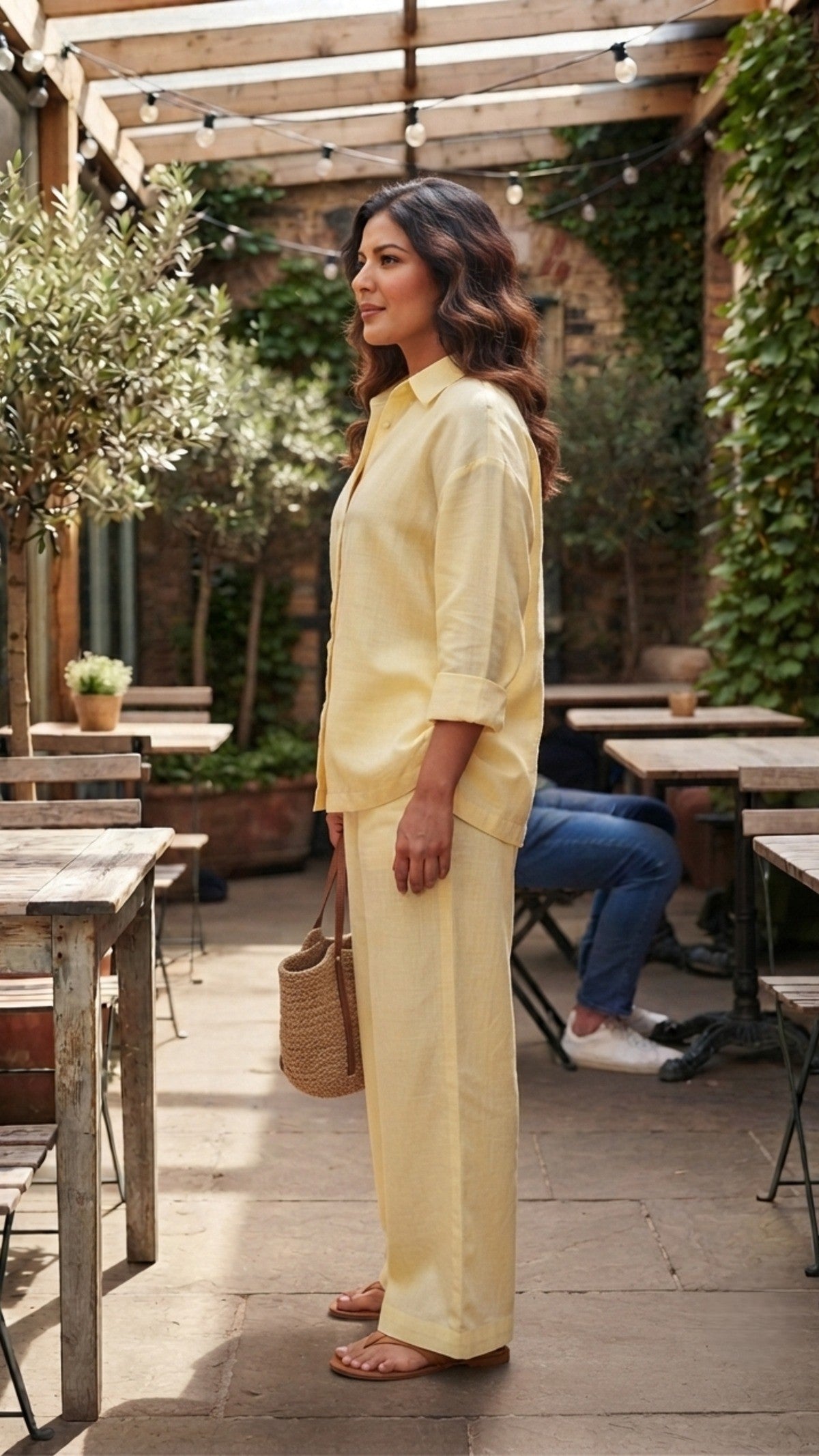 Plus Size Butter Co-ord Set for Women
