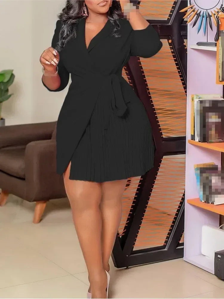 Detailed fabric view of the flatlock stitching on a knit plus size two-piece leggings set