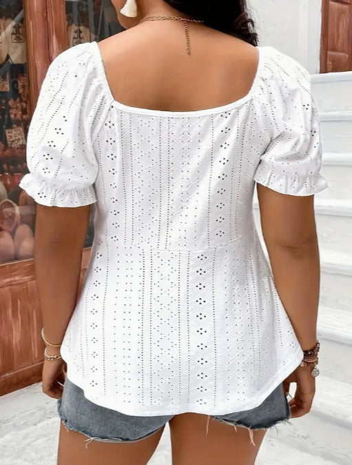 Elegant Spring And Summer Short Sleeved T-shirt