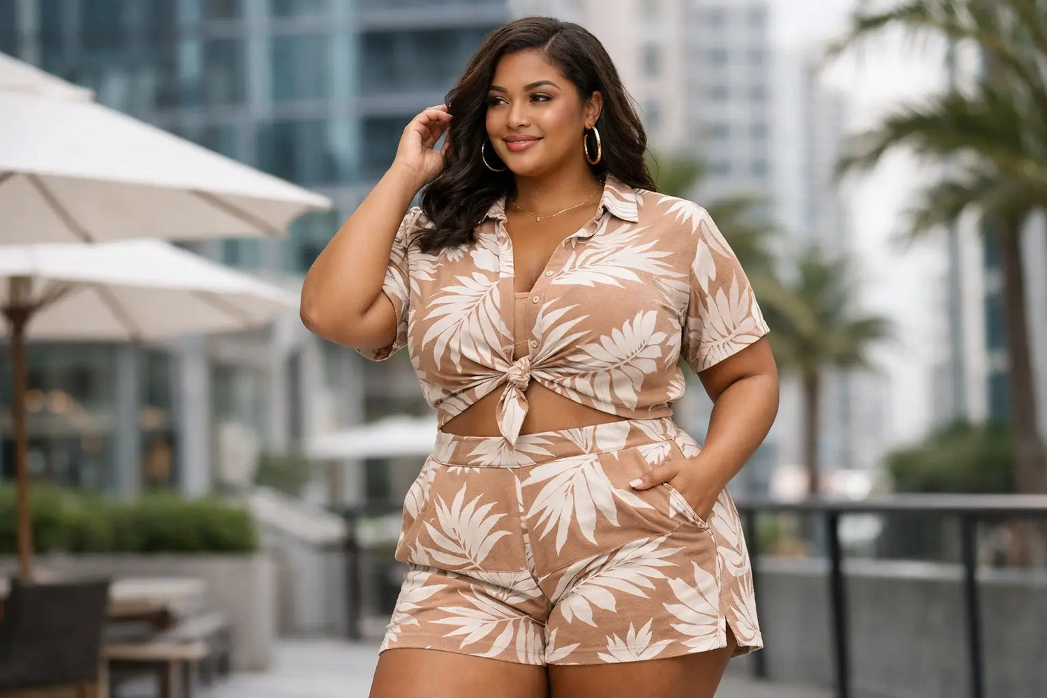 Matching Shorts Sets Plus Size That Turn Heads