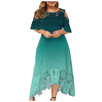 Women’s Lace Shoulder Dress