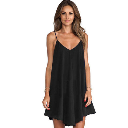 Sleeveless Plus Size Midi Dress
