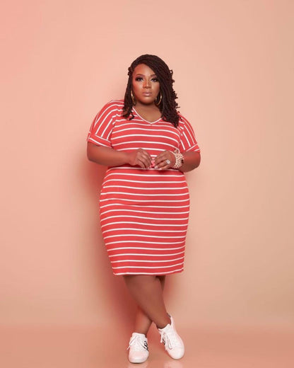 Plus Size Cropped Leggings Set