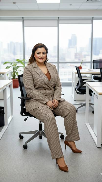 Women’s Plus Size Formal Co-Ord Set