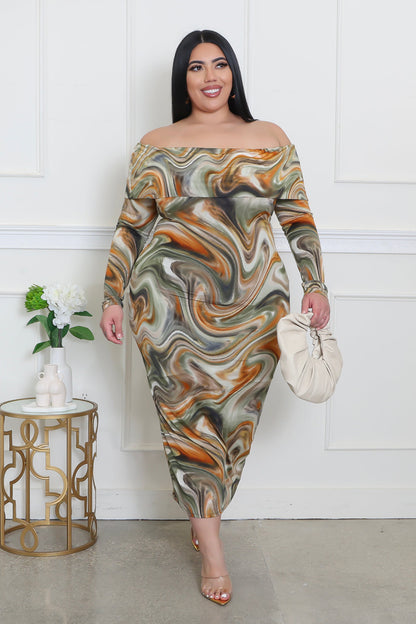 Sleeveless Plus Size Dress
