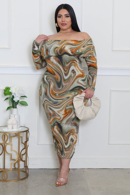 Sleeveless Plus Size Dress
