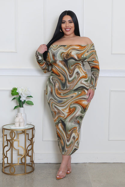 Sleeveless Plus Size Dress
