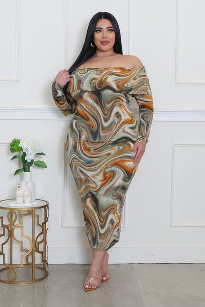 Sleeveless Plus Size Dress
