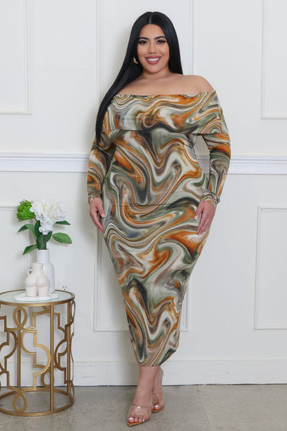 Sleeveless Plus Size Dress