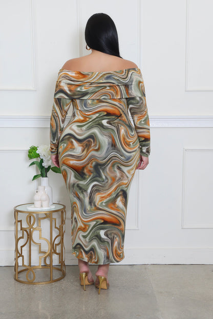 Sleeveless Plus Size Dress