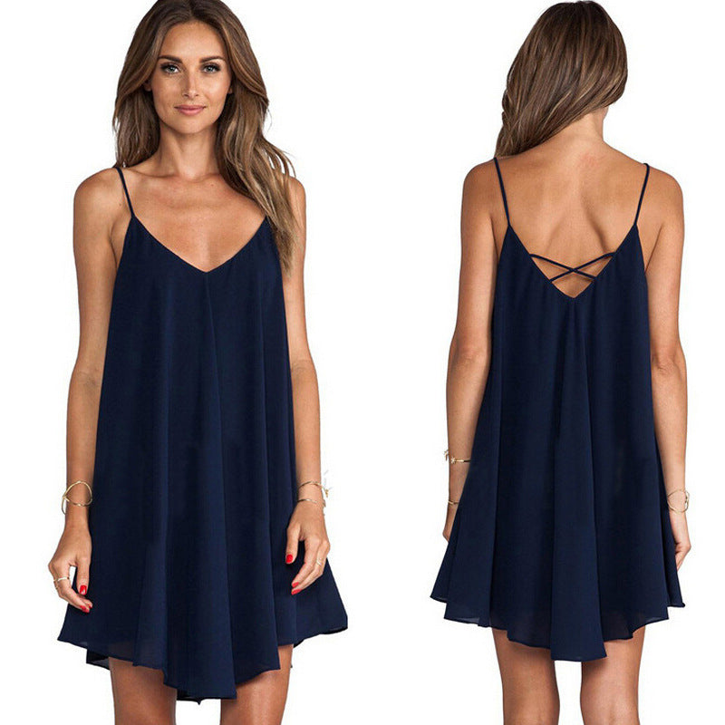Sleeveless Plus Size Midi Dress