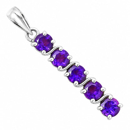 African Amethyst Pendant T-1023 AGTP1013_B