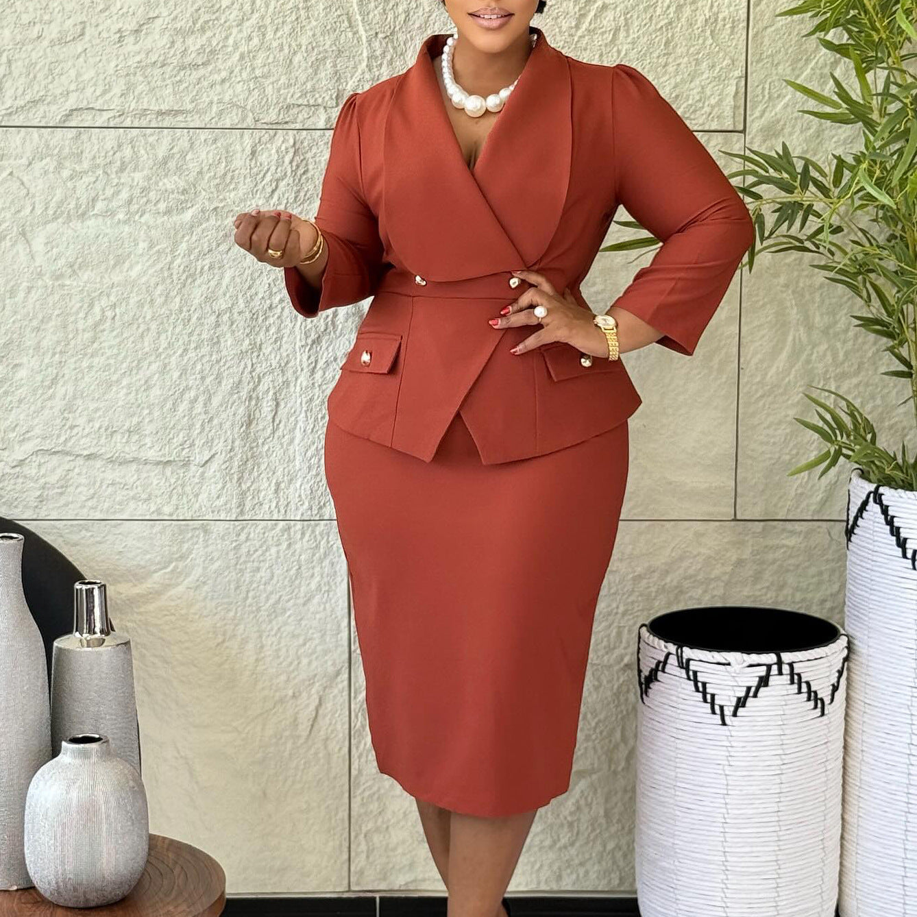 Plus Size Everyday Midi Dress