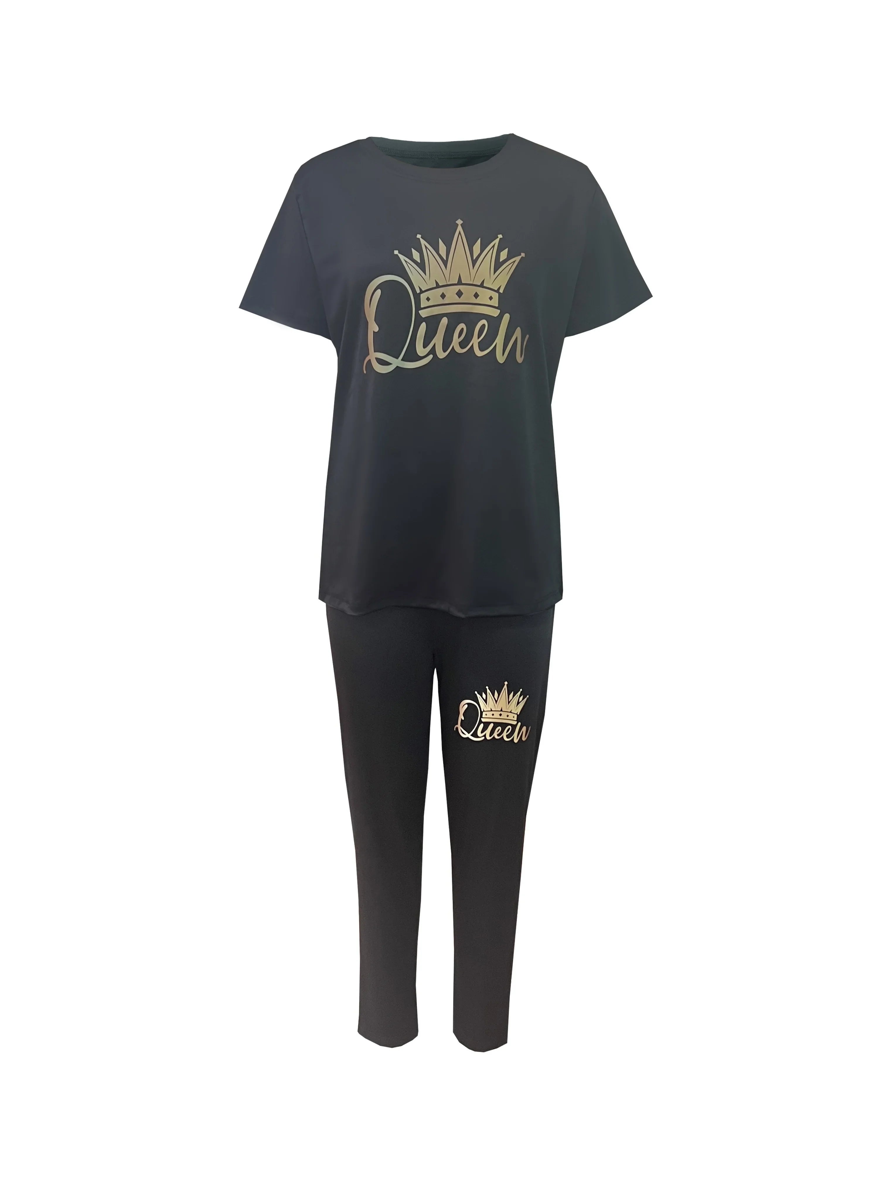 Shop our Summer Plus Size Printed Casual Set. This comfortable two-piece outfit features a lightweight bohemian print fabric perfect for warm-weather style.