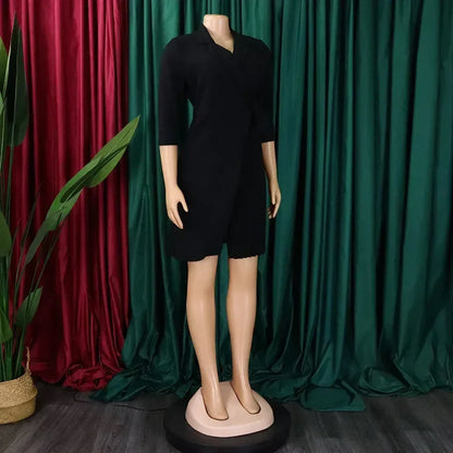 Detailed fabric view of the flatlock stitching on a knit plus size two-piece leggings set