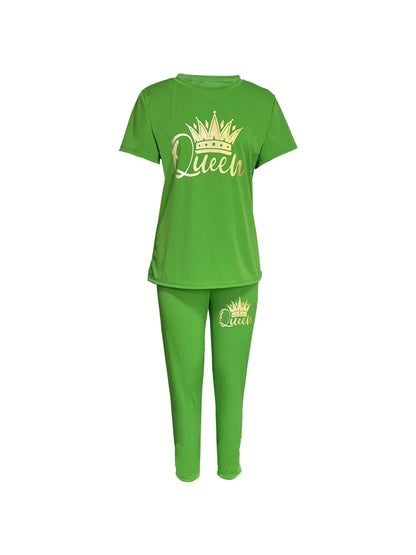 Shop our Summer Plus Size Printed Casual Set. This comfortable two-piece outfit features a lightweight bohemian print fabric perfect for warm-weather style.