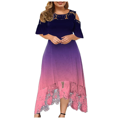 Women’s Lace Shoulder Dress