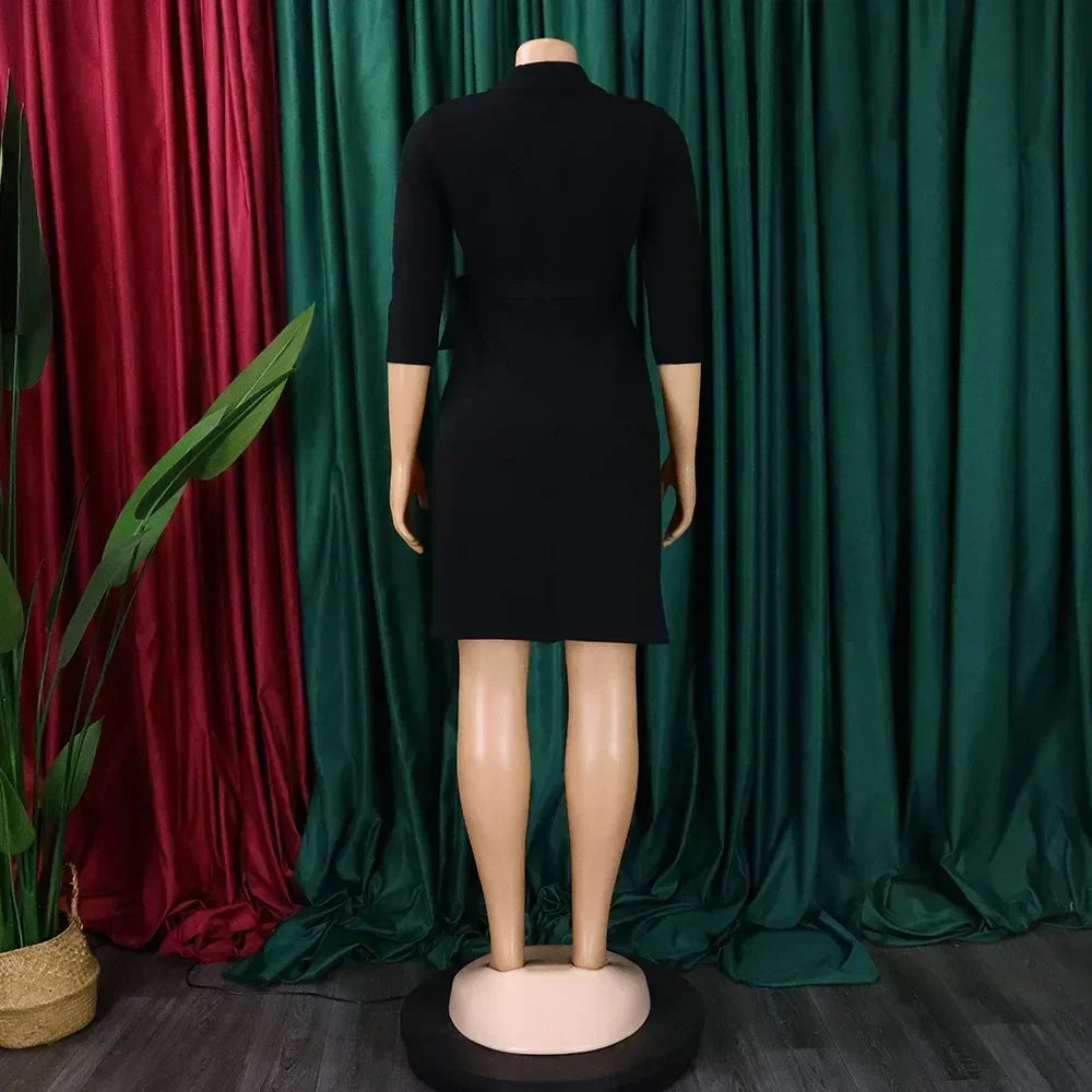 Detailed fabric view of the flatlock stitching on a knit plus size two-piece leggings set