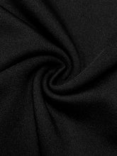Close up look at the neat crew neckline stitching on the Plus Size Leopard Round Neck Long Sleeve Dress