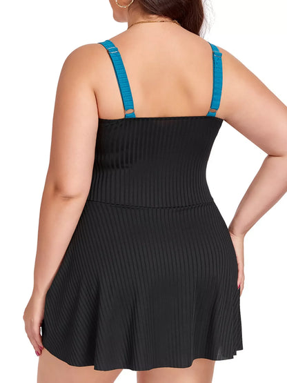 Plus Size Mesh Lace Dress
